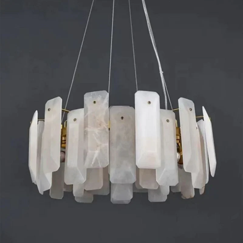 Merlin Moira Alabaster Round Chandelier - Image 7