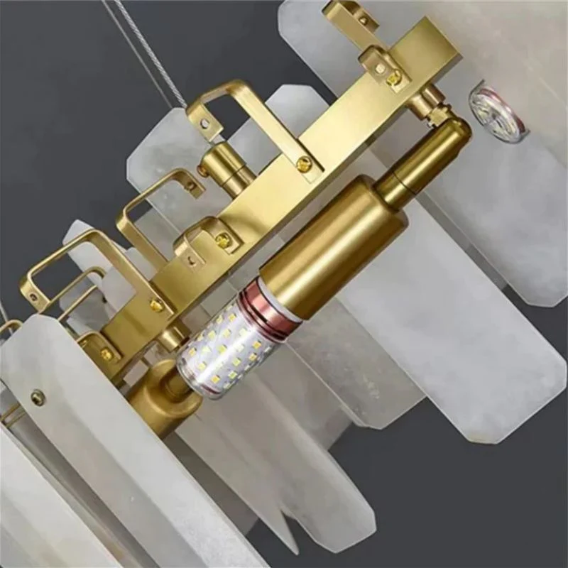 Merlin Moira Alabaster Round Chandelier - Image 9