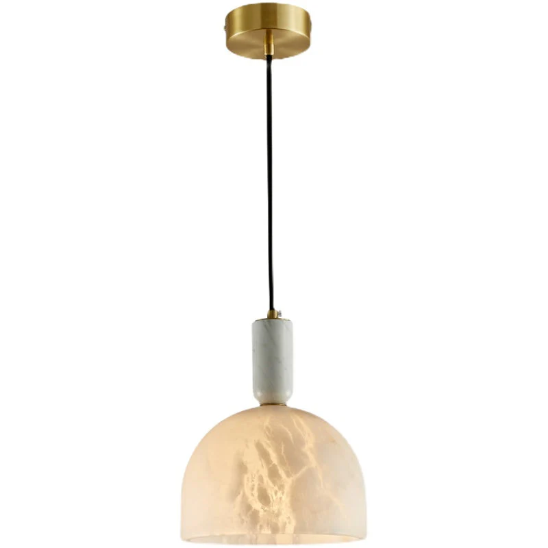 Merlin Enid Alabaster Bedside Pendant Light, Kitchen Pendant Lamp - Image 5