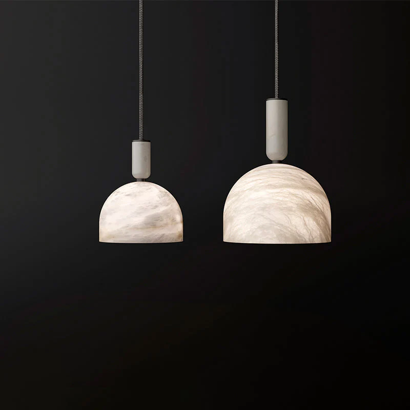 Merlin Enid Alabaster Bedside Pendant Light, Kitchen Pendant Lamp - Image 8