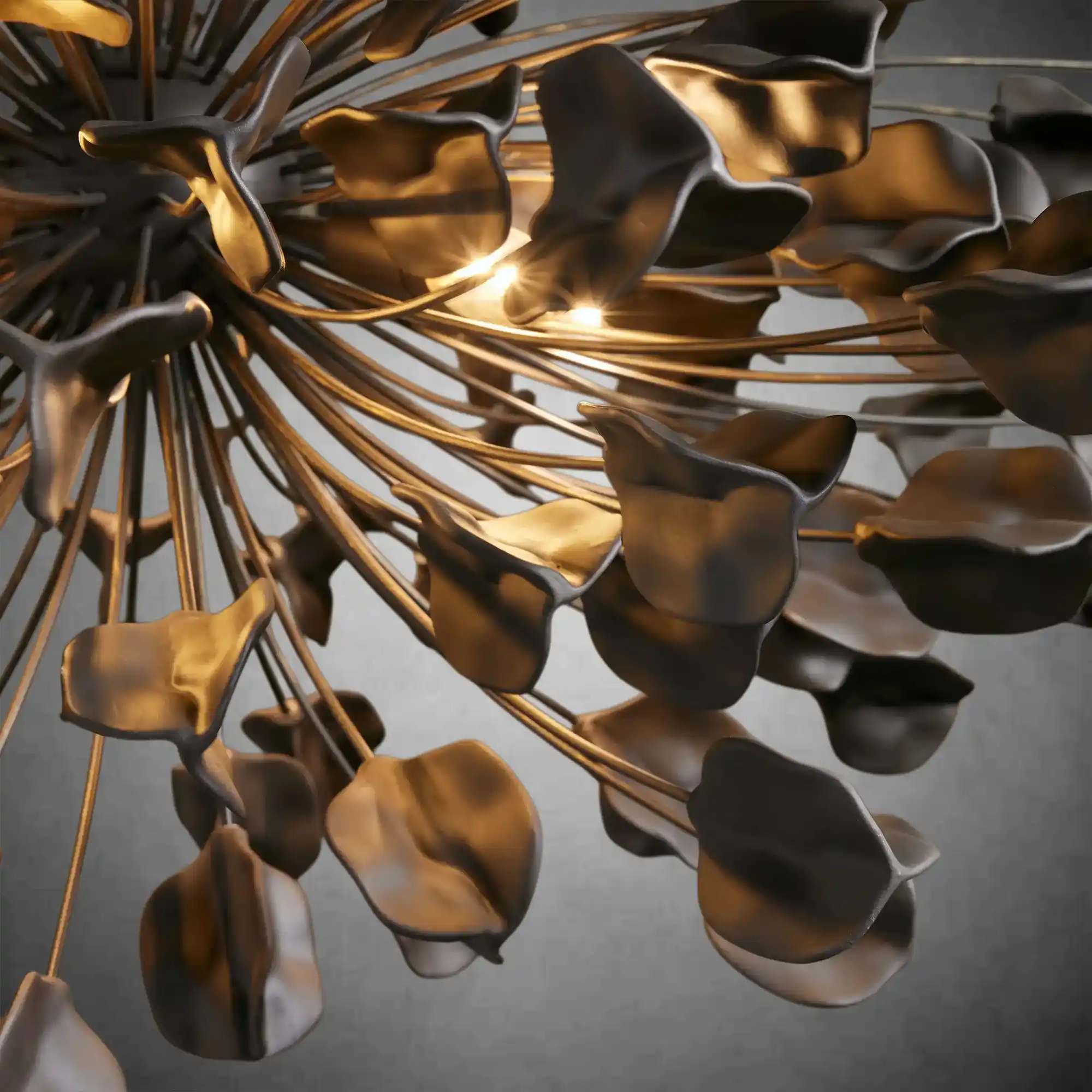 Lunaria Handcrafted Ceramic Petal Chandelier for Bedroom - Image 10