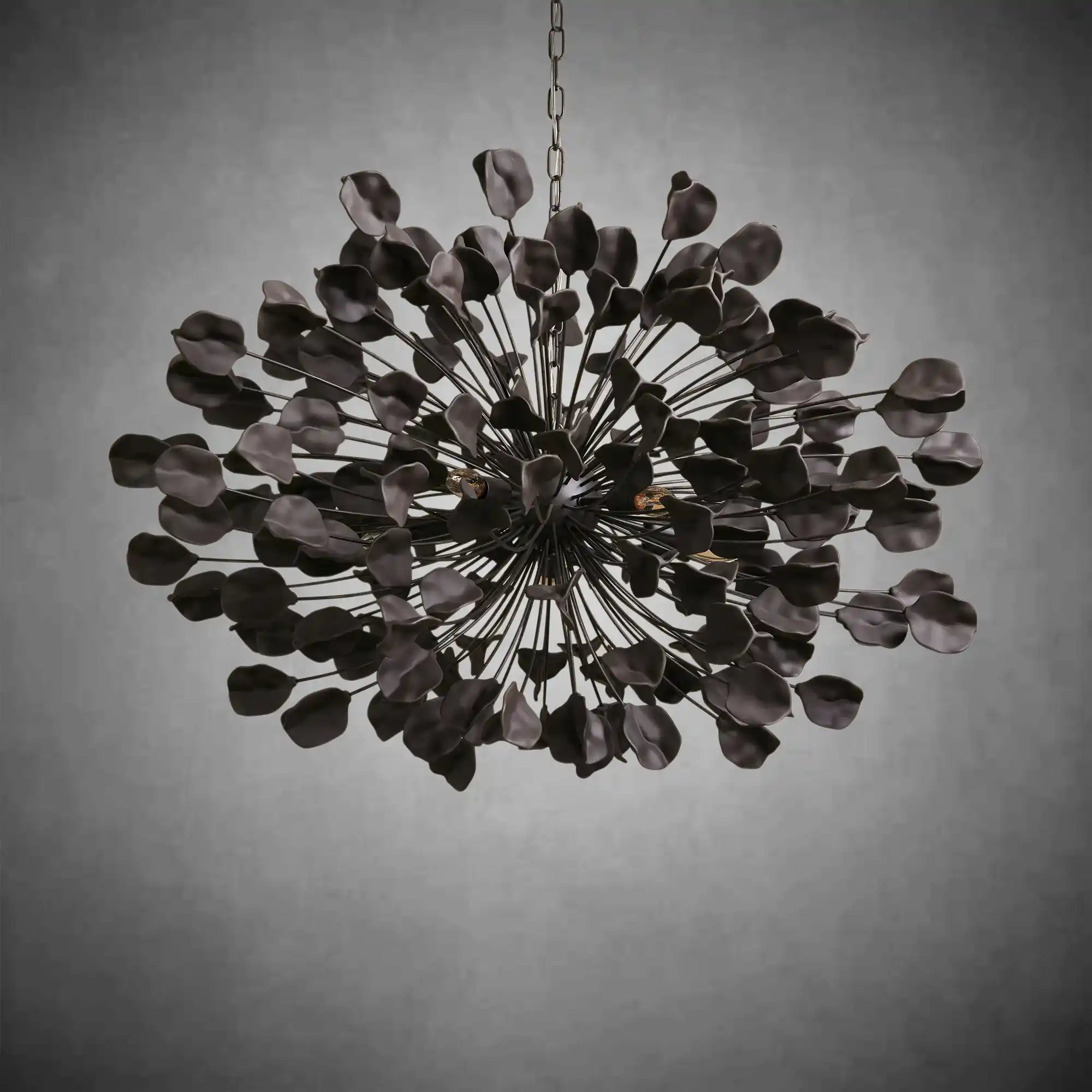 Lunaria Handcrafted Ceramic Petal Chandelier for Bedroom - Image 7