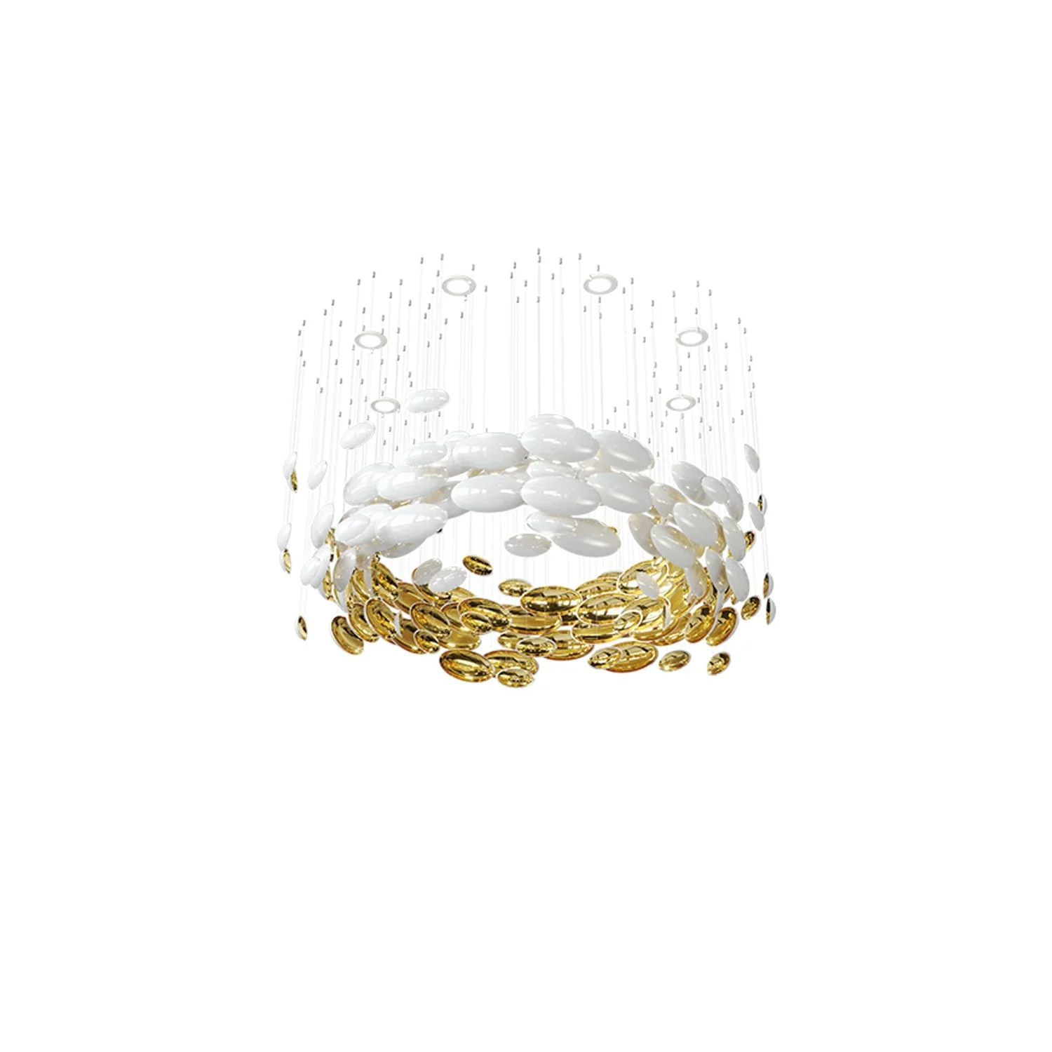 Galaxy Lustre Meteor Shower Crystal Spiral Chandelier - Image 17