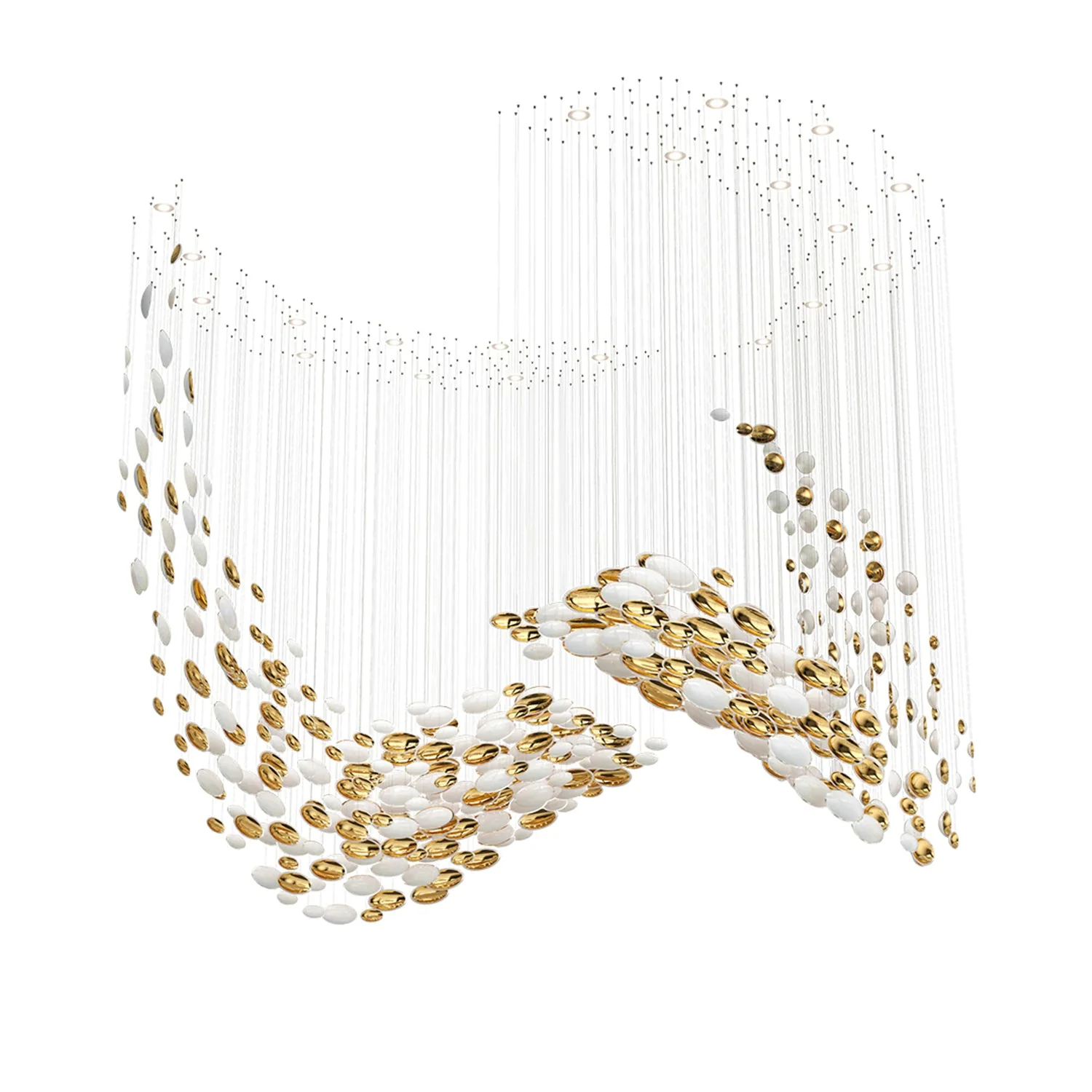 Galaxy Lustre Meteor Shower Crystal Spiral Chandelier - Image 22