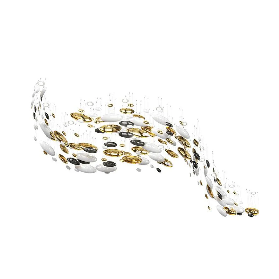 Galaxy Lustre Meteor Shower Crystal Spiral Chandelier - Image 8