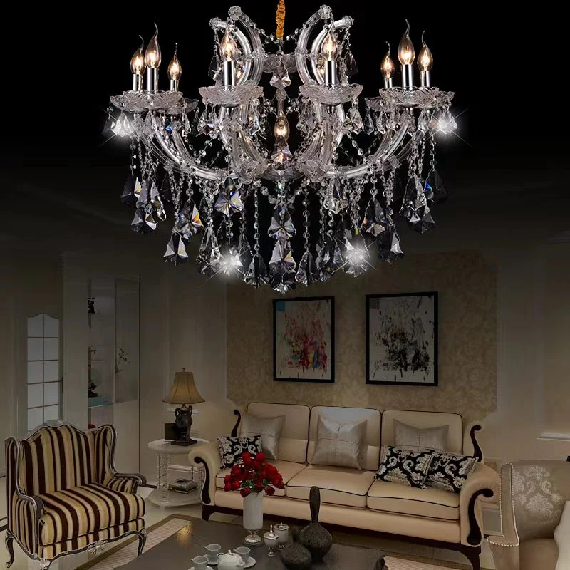 Luxury Atmospheric European Candle Crystal Chandelier Designer Creative for Hotel / Villa / Living Room - Image 2