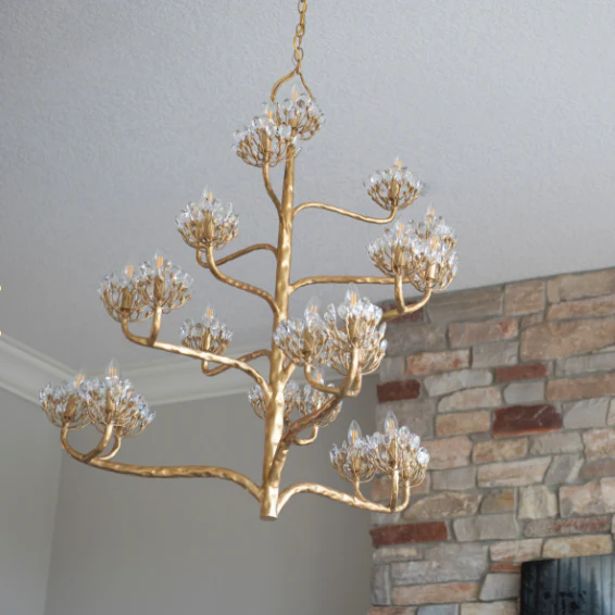 Mina Luxury Branch Flower Chandelier - Image 13