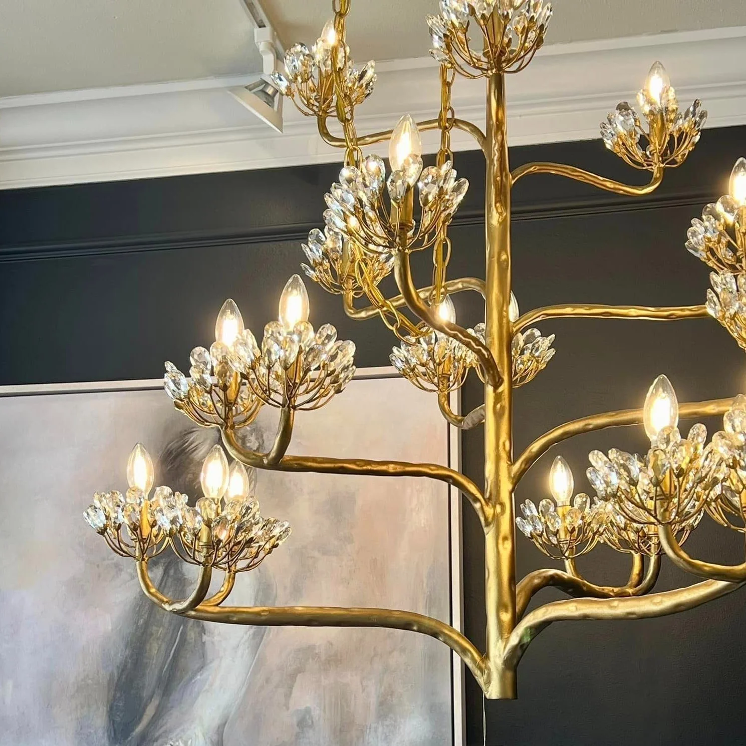 Mina Luxury Branch Flower Chandelier - Image 15