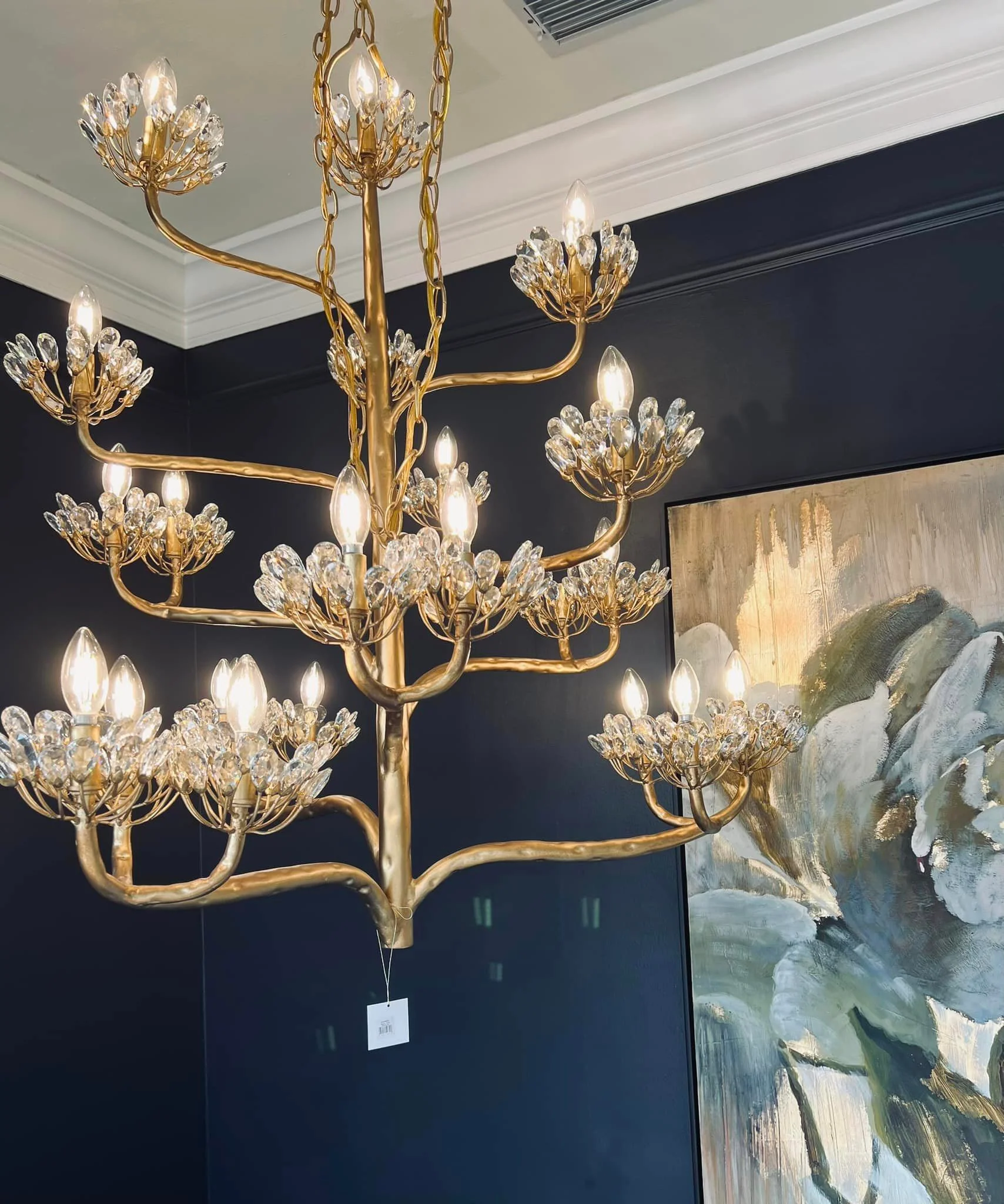 Mina Luxury Branch Flower Chandelier - Image 5