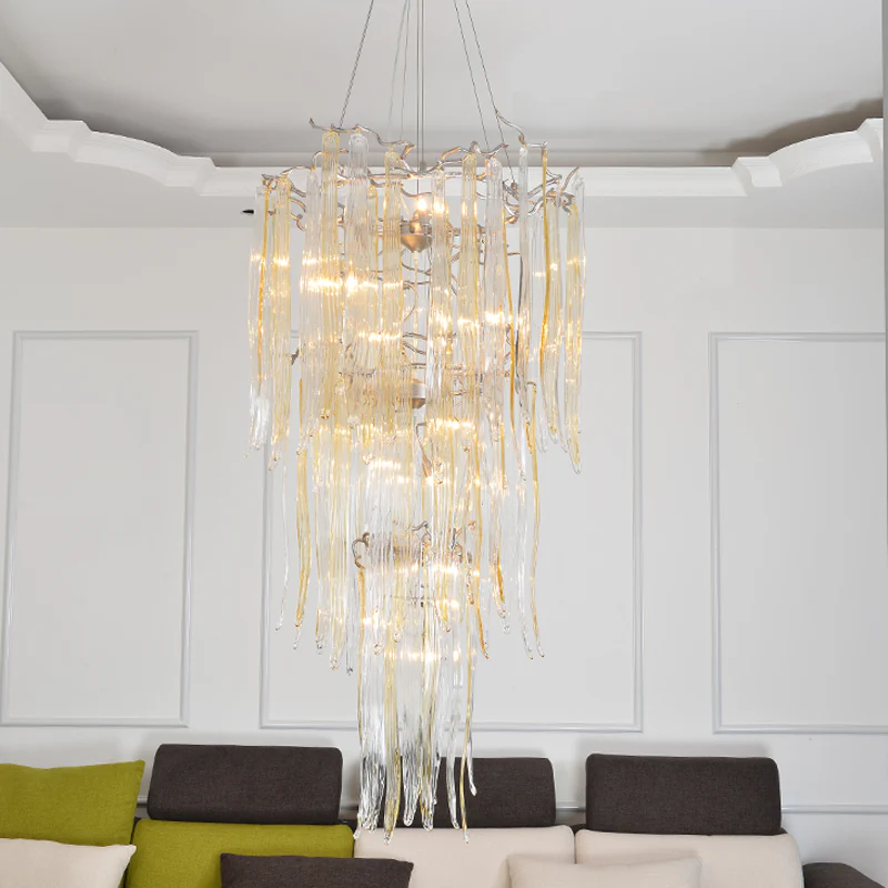 Luxury Crystal Branch Chandelier For Staircase - Image 2