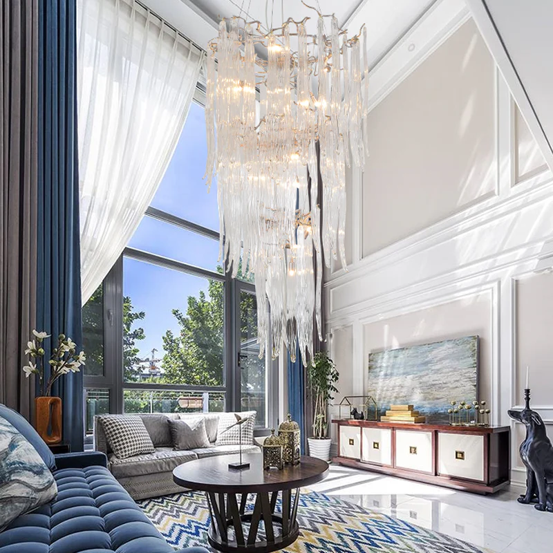 Luxury Crystal Branch Chandelier For Staircase - Image 6