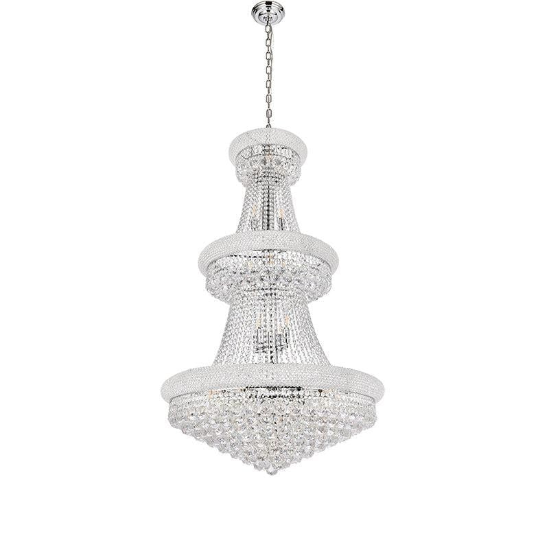 Luxury French Empire Chandelier for Villa Hall Ceiling Three-layers Crystal Light for Hotel Lobby - Image 14