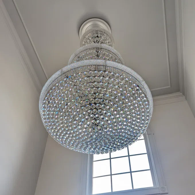 Luxury French Empire Chandelier for Villa Hall Ceiling Three-layers Crystal Light for Hotel Lobby - Image 23
