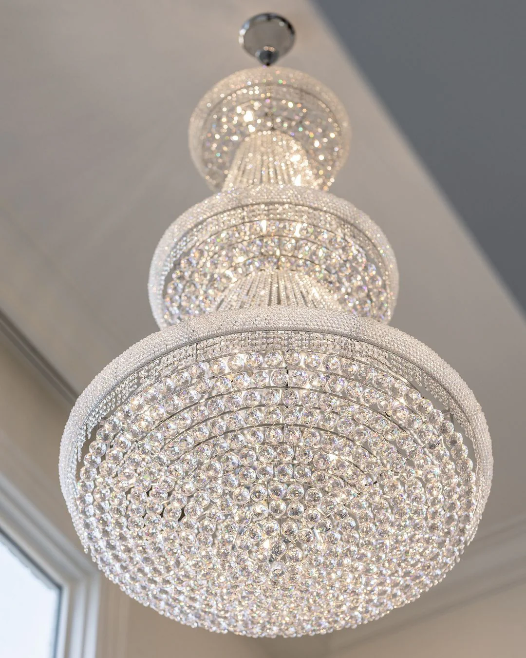 Luxury French Empire Chandelier for Villa Hall Ceiling Three-layers Crystal Light for Hotel Lobby - Image 24