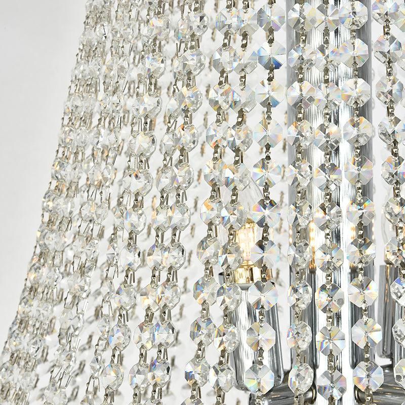 Luxury French Empire Chandelier for Villa Hall Ceiling Three-layers Crystal Light for Hotel Lobby - Image 25
