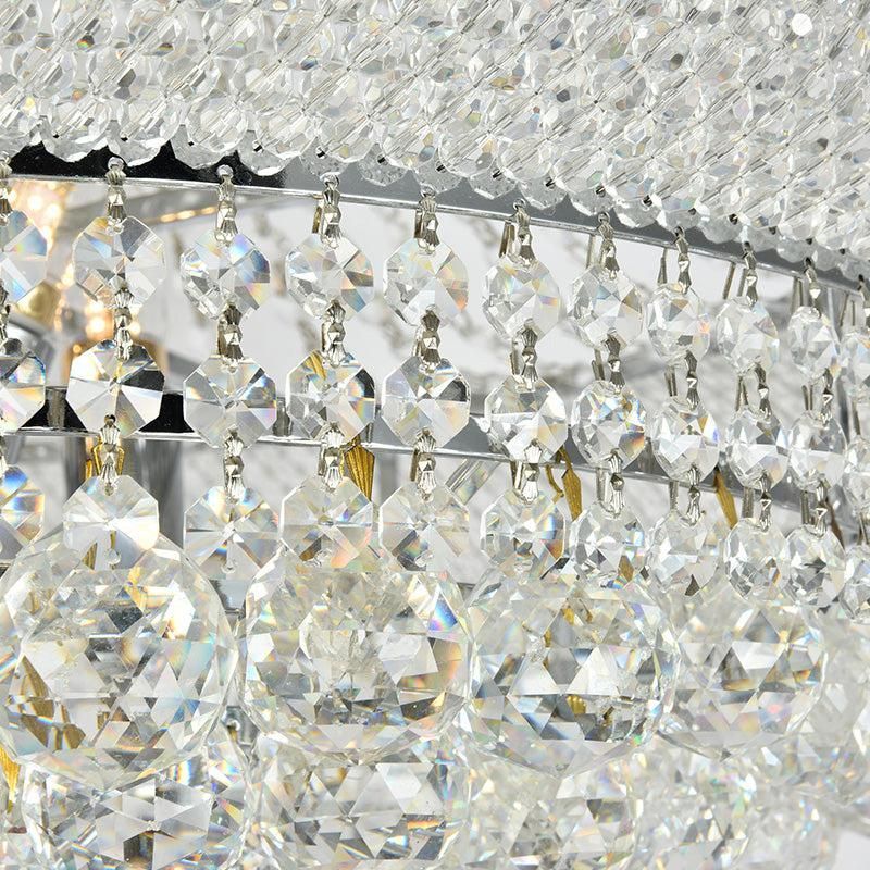 Luxury French Empire Chandelier for Villa Hall Ceiling Three-layers Crystal Light for Hotel Lobby - Image 26
