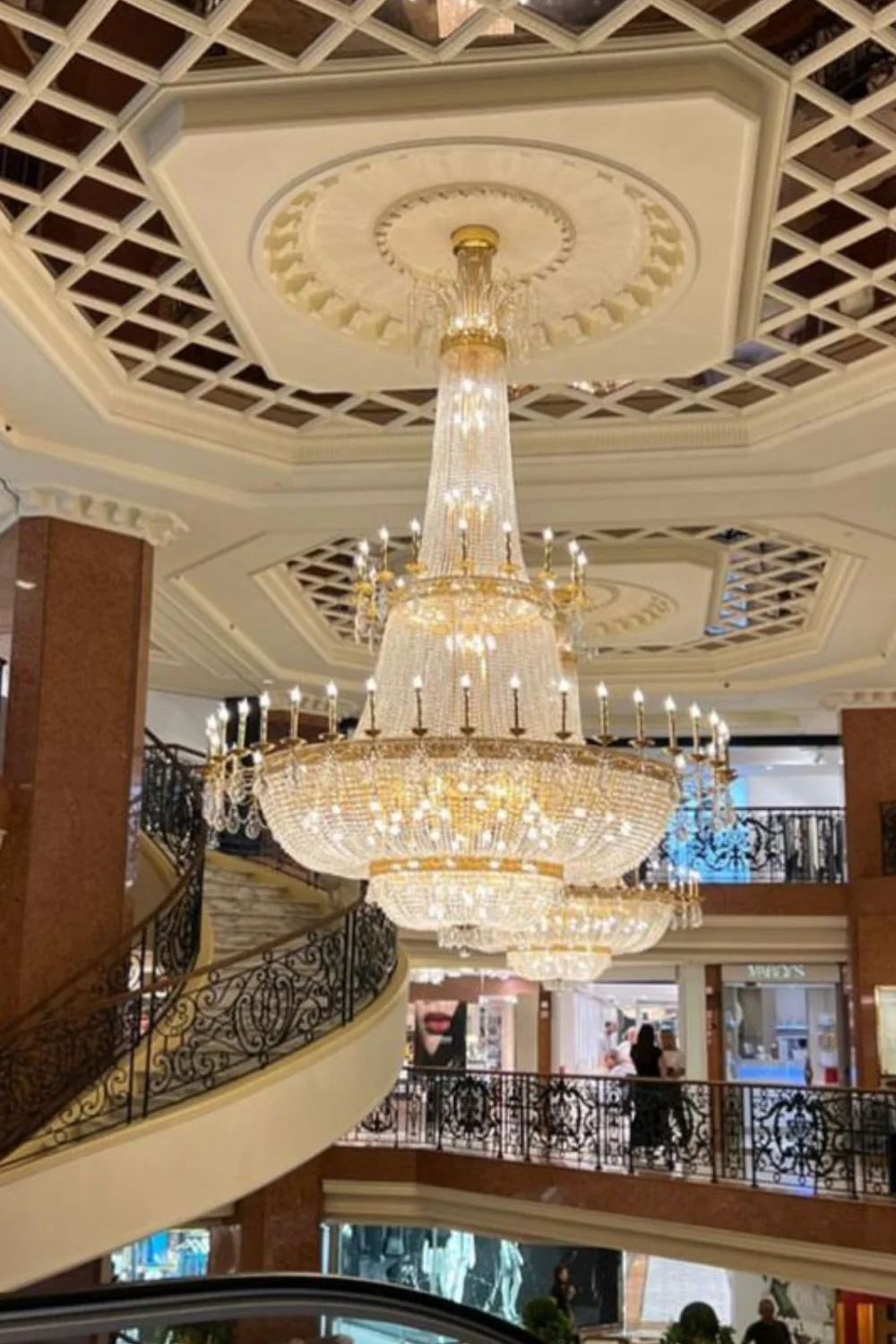 Luxury Empire Candle Lights Crystal Chandelier for High-ceiling - Image 7