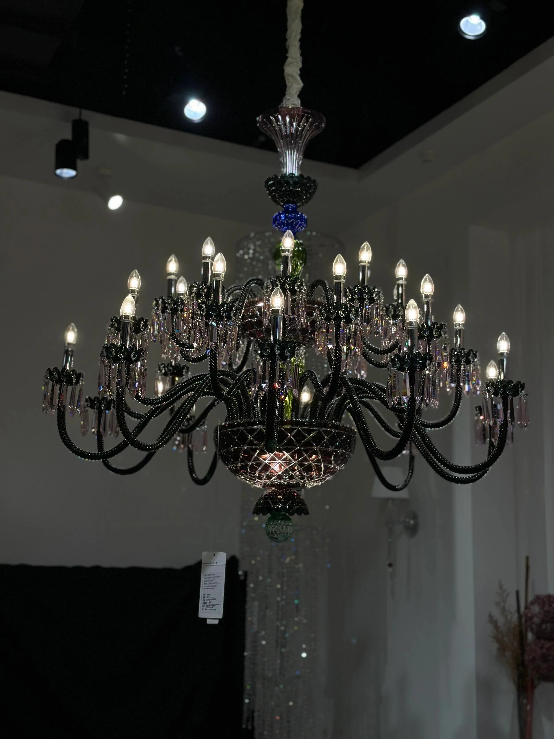Luxury Empire Colorful Crystal Chandelier for Living Room/Bedroom/Entryway/Hotel/Restaurant - Image 3