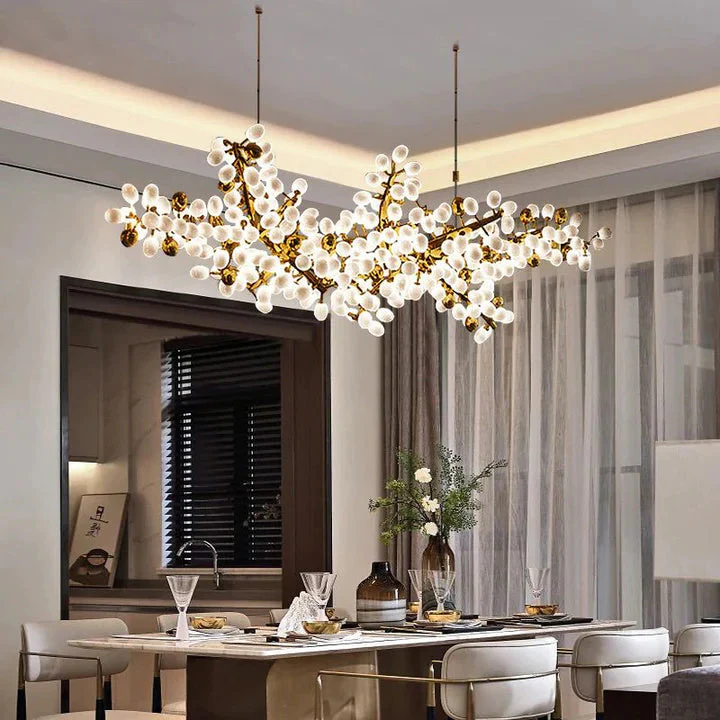 Luxury Escamoles Horizontal Grape Chandelier - Image 3