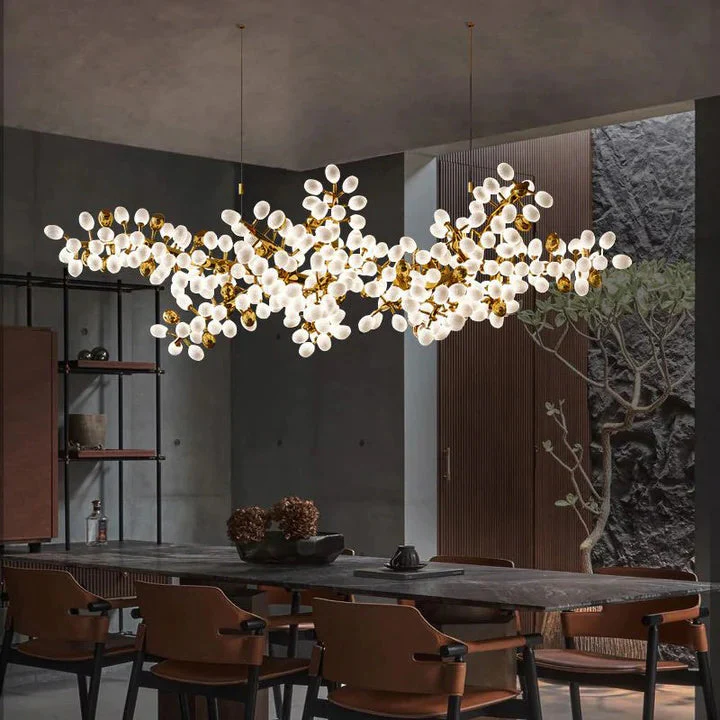 Luxury Escamoles Horizontal Grape Chandelier - Image 4