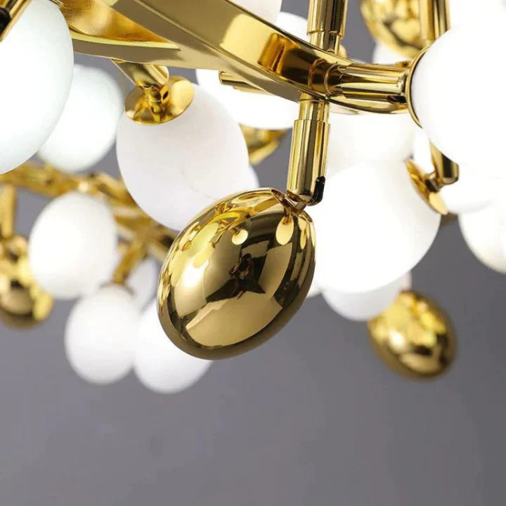 Luxury Escamoles Modern Grape Round Chandelier - Image 3