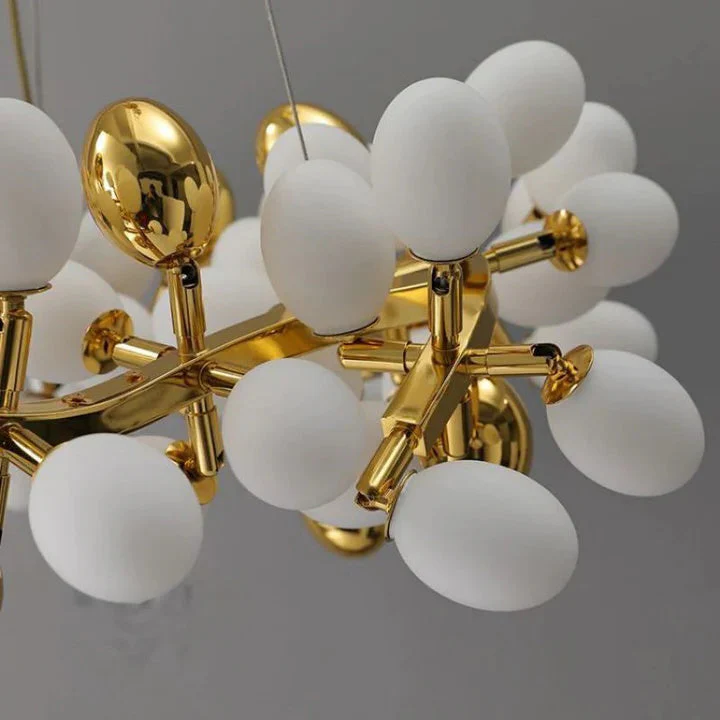 Luxury Escamoles Modern Grape Round Chandelier - Image 6