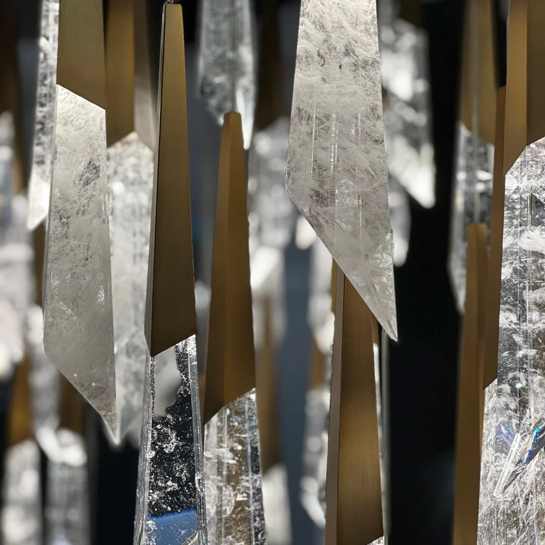 Luxury Floating Glaciers Diamond Crystal Chandelier for Staircase/Foyer/Entryway - Image 5