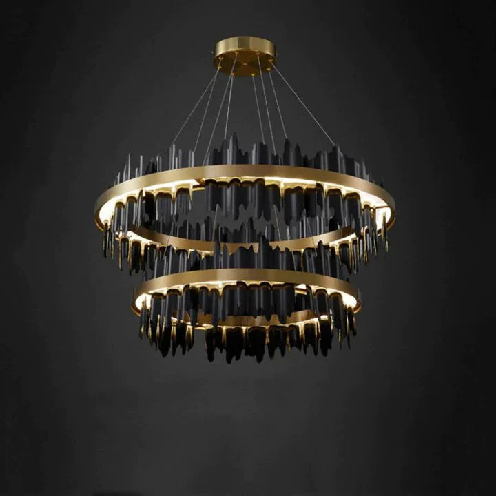 Luxury Hilbert 2-Tier Round Chandelier - Image 3