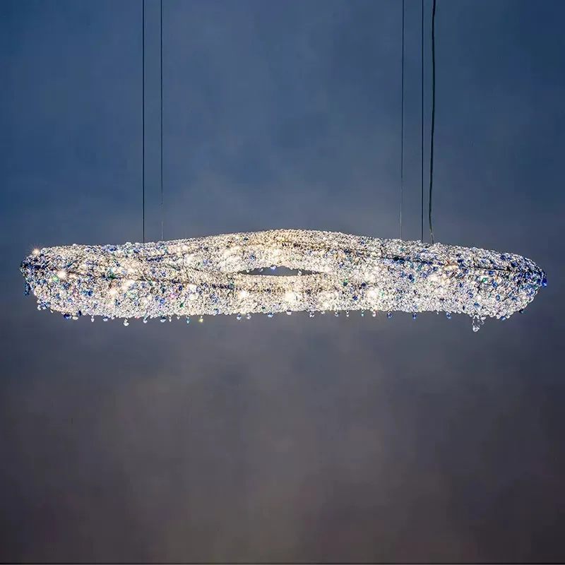 Luxury Infinity Crystal Chandelier for Living/Dining Room - Image 2