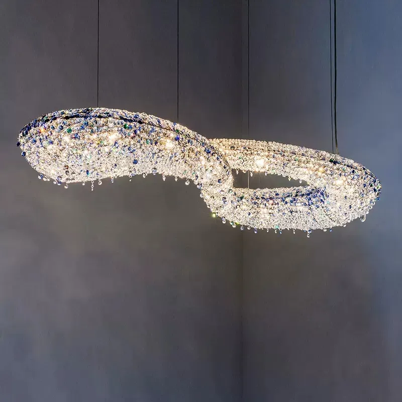 Luxury Infinity Crystal Chandelier for Living/Dining Room - Image 4