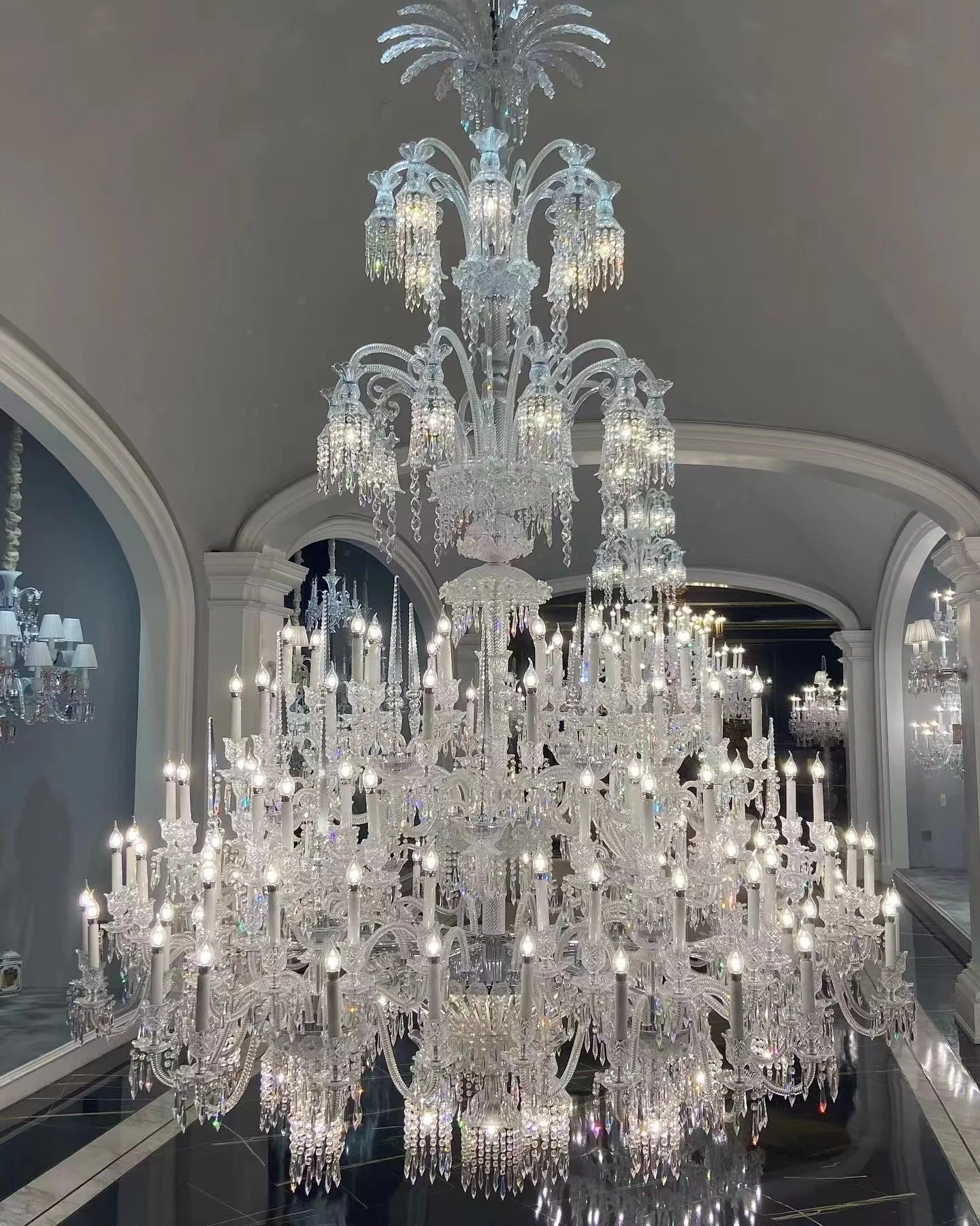 Luxury Large Multi Candles Chandelier Islam Crystal Ceiling Lighting Fixture For Living Room/ Hall Decoration - Image 2