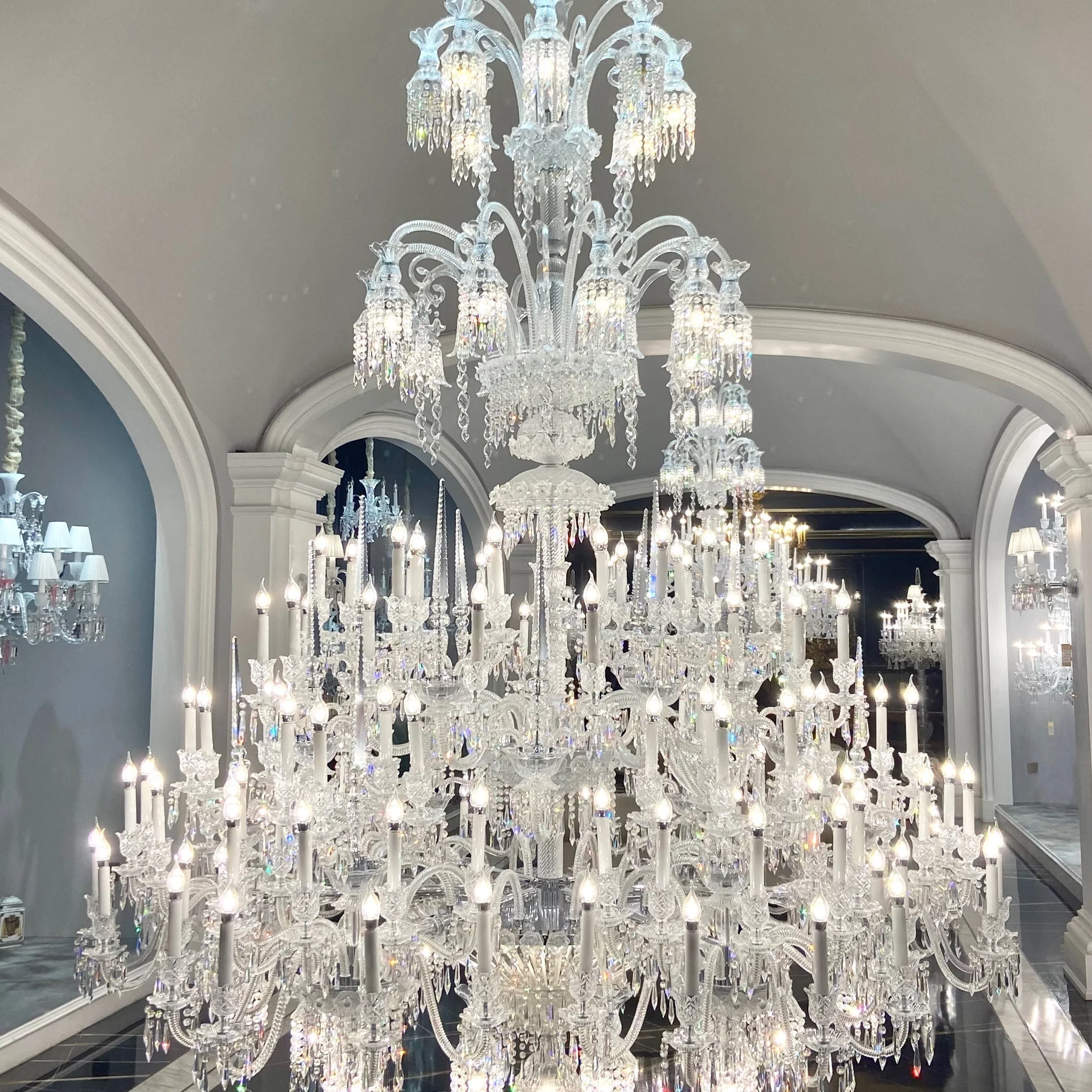 Luxury Large Multi Candles Chandelier Islam Crystal Ceiling Lighting Fixture For Living Room/ Hall Decoration - Image 4