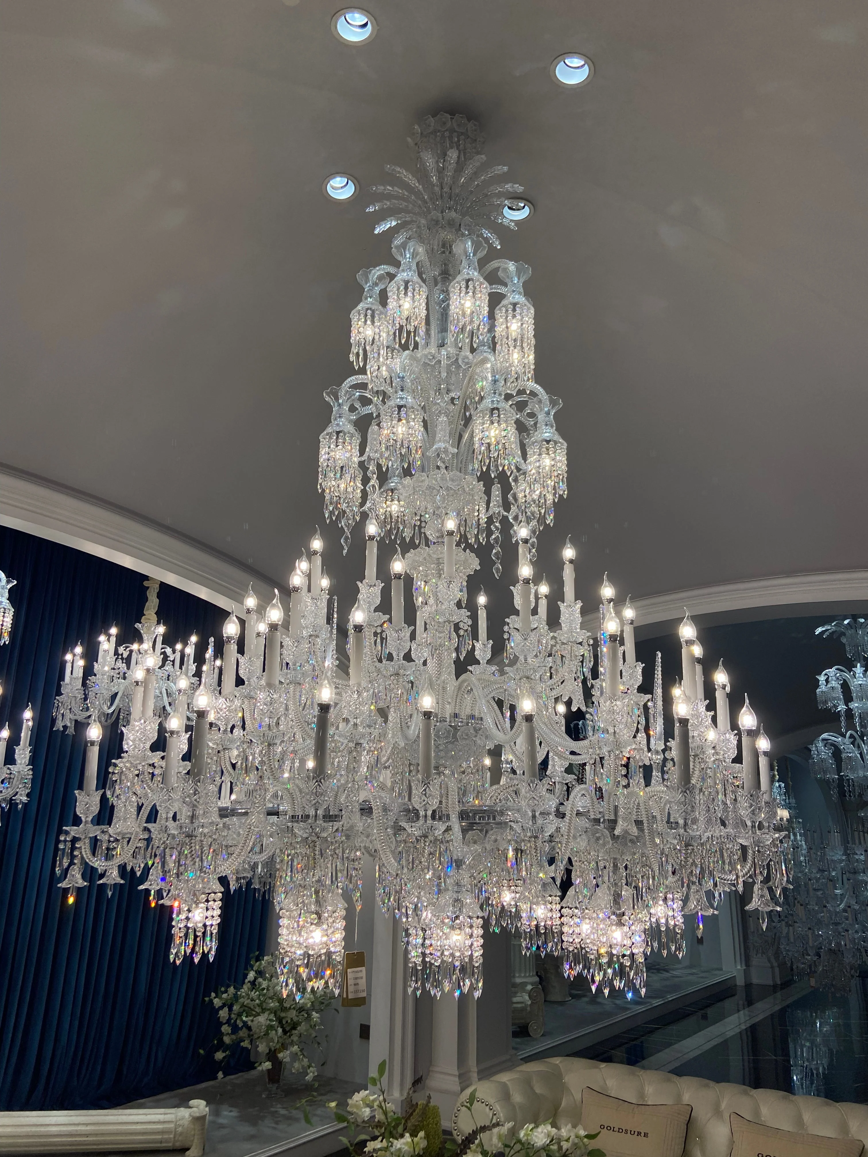 Luxury Large Multi Candles Chandelier Islam Crystal Ceiling Lighting Fixture For Living Room/ Hall Decoration - Image 5