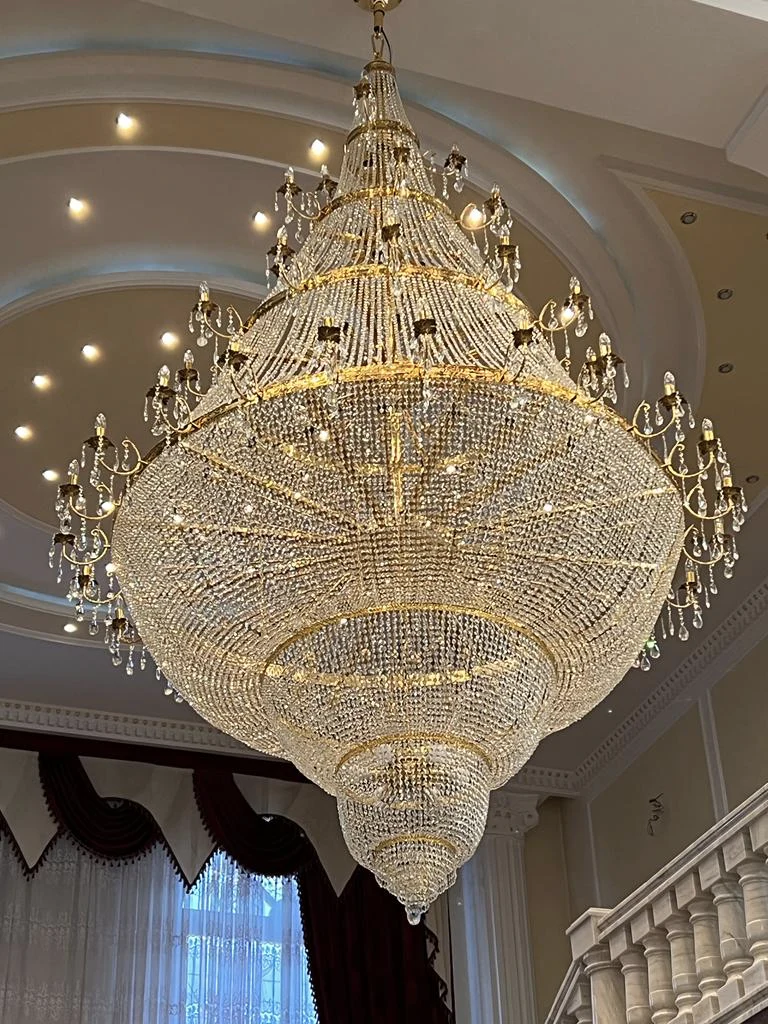 Luxury Multi-tiered Crystal Chandelier for Hotel/Restaurant/Staircase/Foyer - Image 2