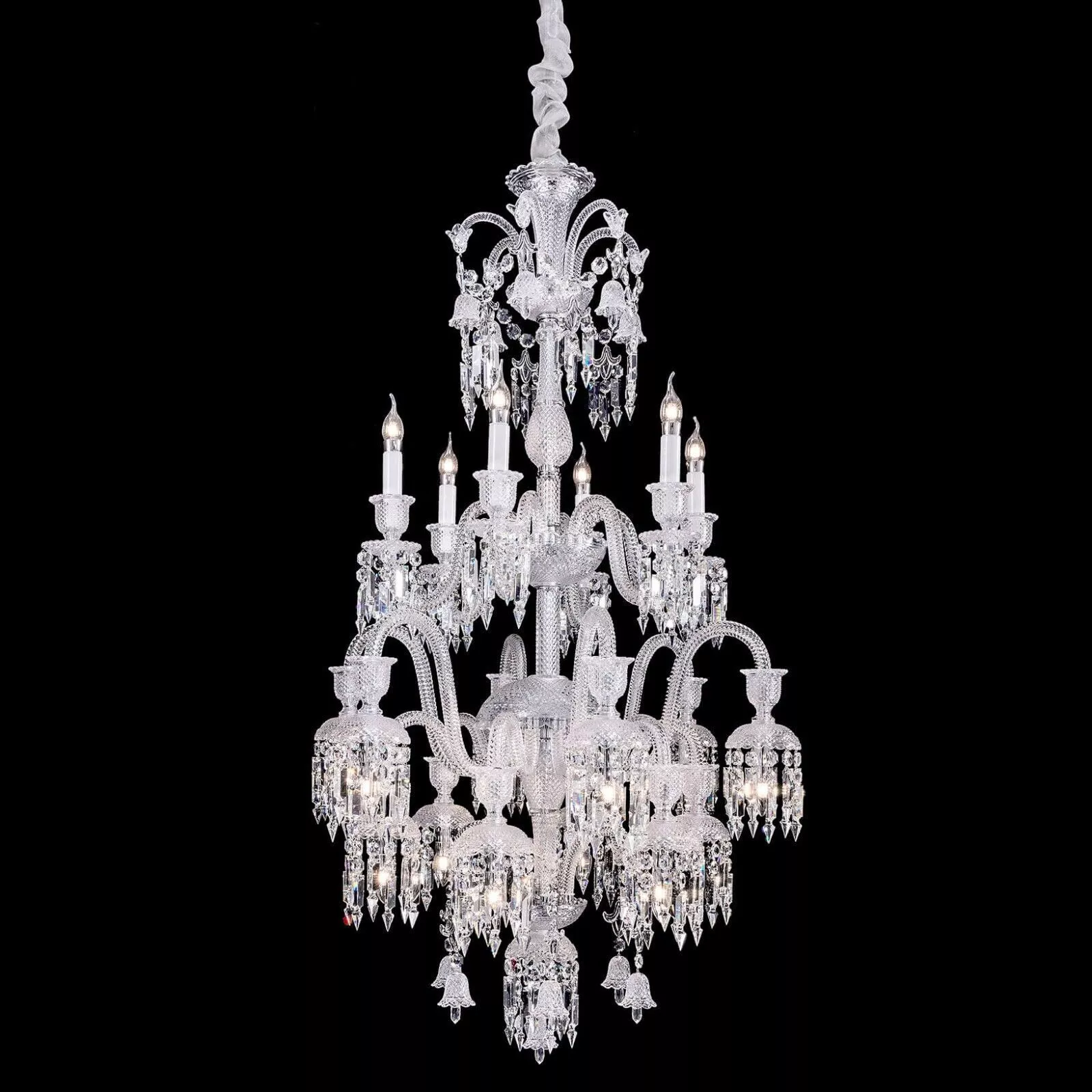 Luxury Royal Large Multi-layers Candle Crystal Chandelier  For Living Room/Hall Decoration - Image 2