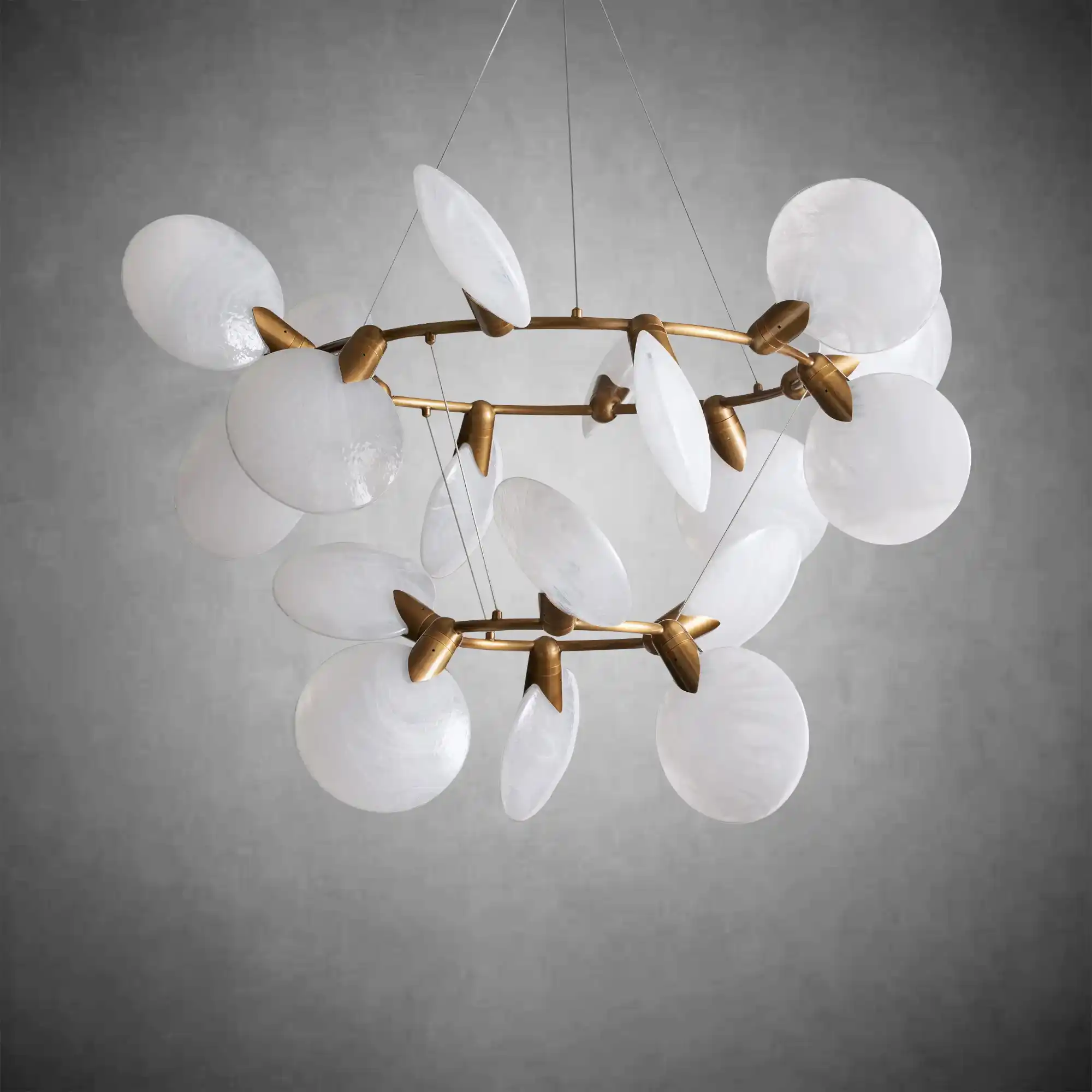 Lyla 2-Tiered Halo Chandelier - Image 3