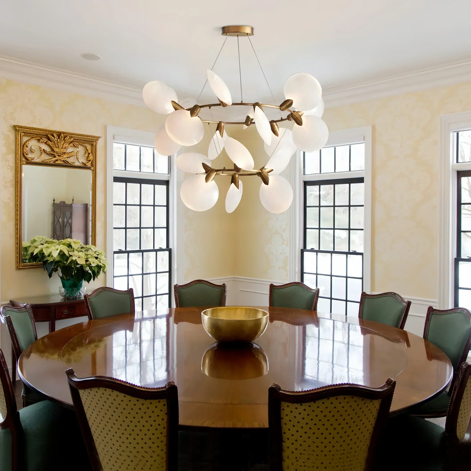Lyla 2-Tiered Halo Chandelier - Image 4