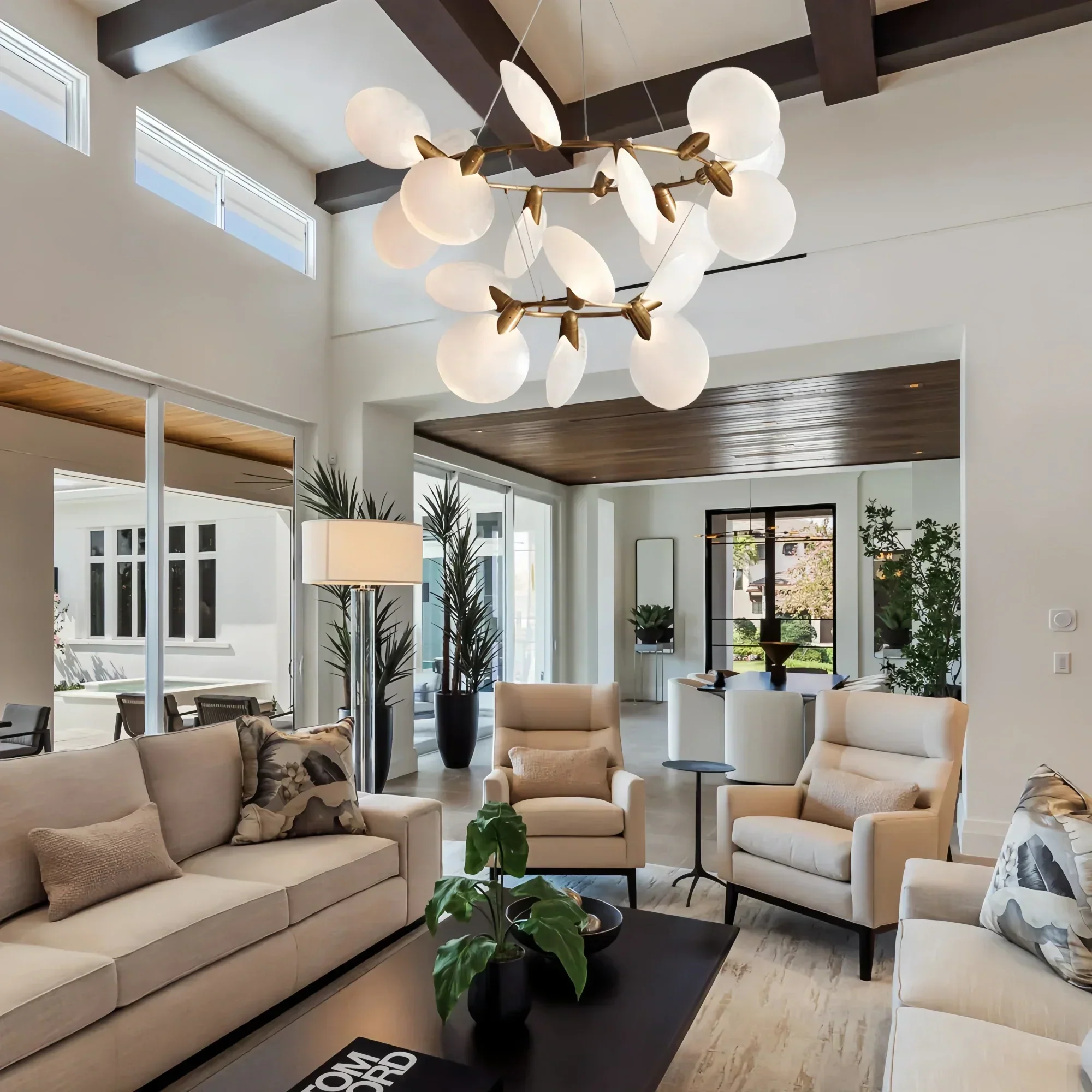 Lyla 2-Tiered Halo Chandelier - Image 5