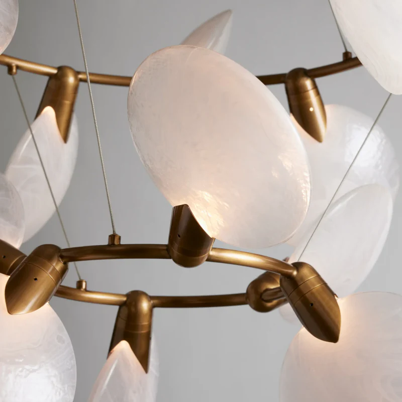 Lyla 2-Tiered Halo Chandelier - Image 7