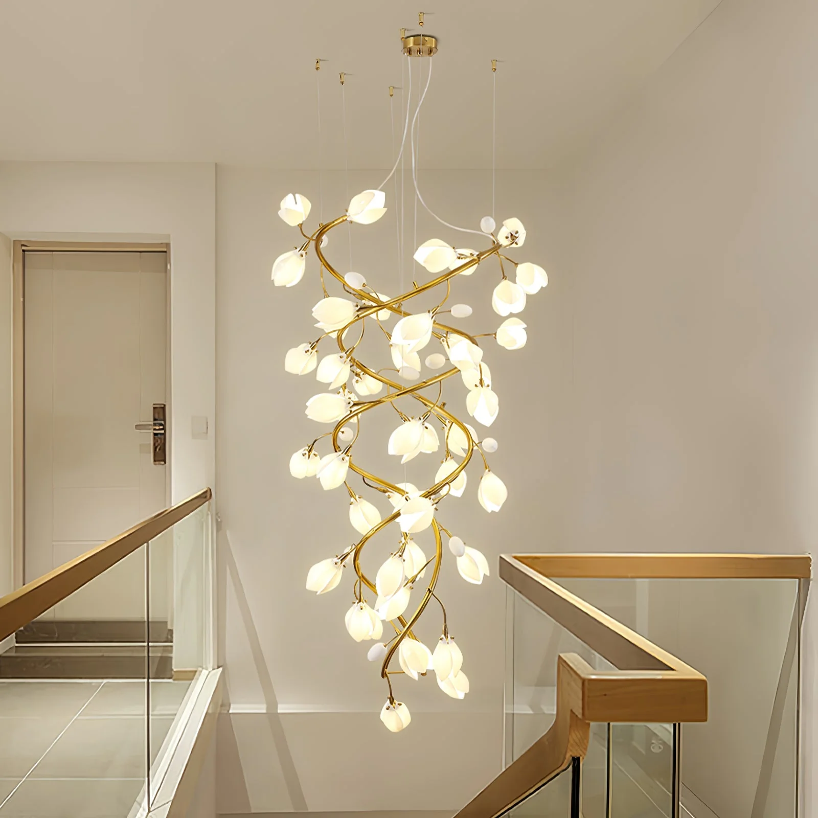 Lysandra Cascade Stairs Chandelier - Image 2