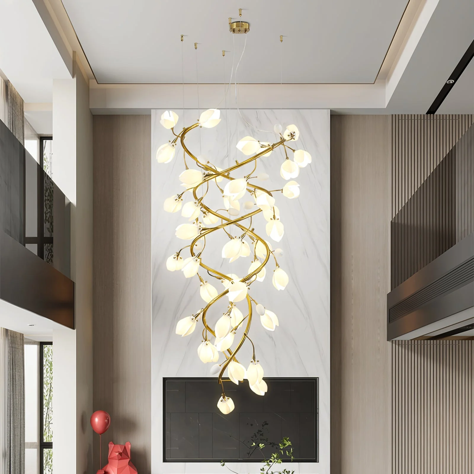 Lysandra Cascade Stairs Chandelier - Image 3