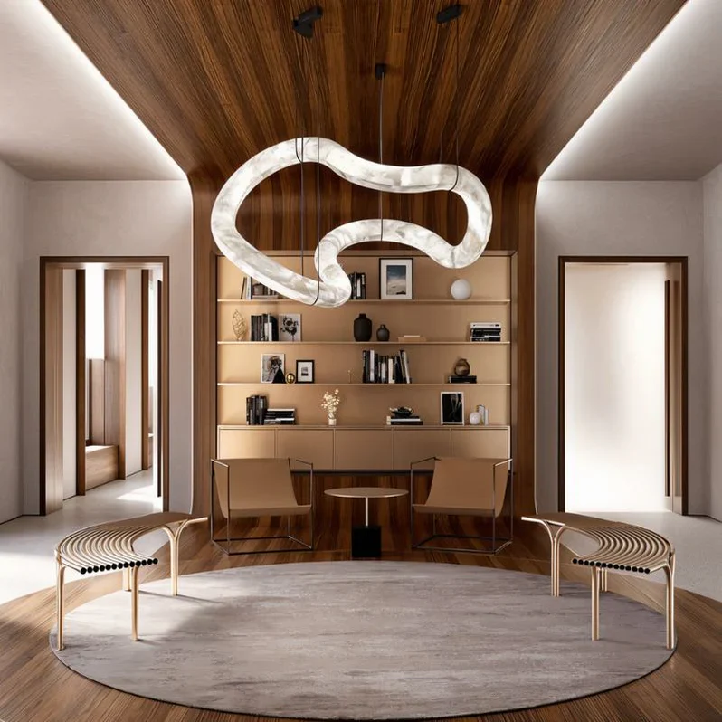 Mata Alabaster Chandelier - Image 4