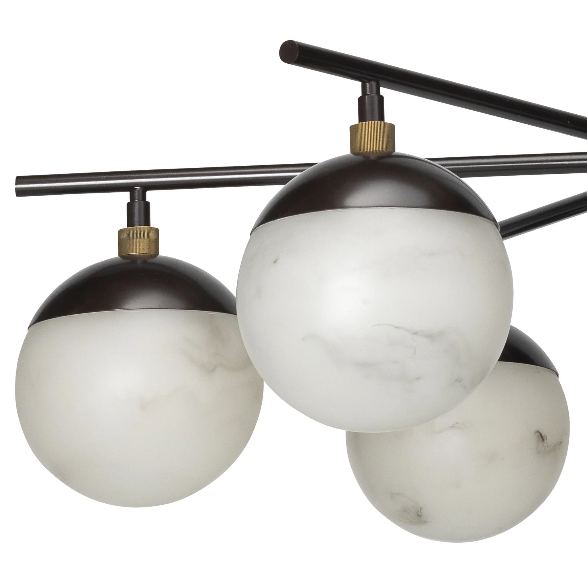 Maelis Alabaster 6 Light Chandelier for Bedroom, Living Room - Image 4