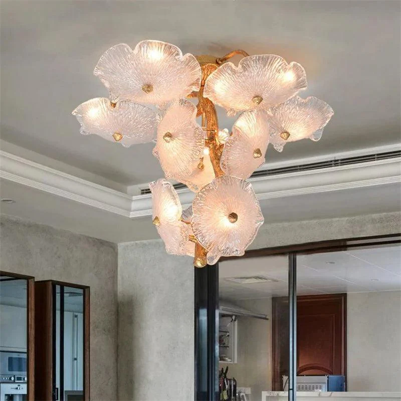 Modern Nenufar Luxury Branch Chandelier For Staircase - Image 4