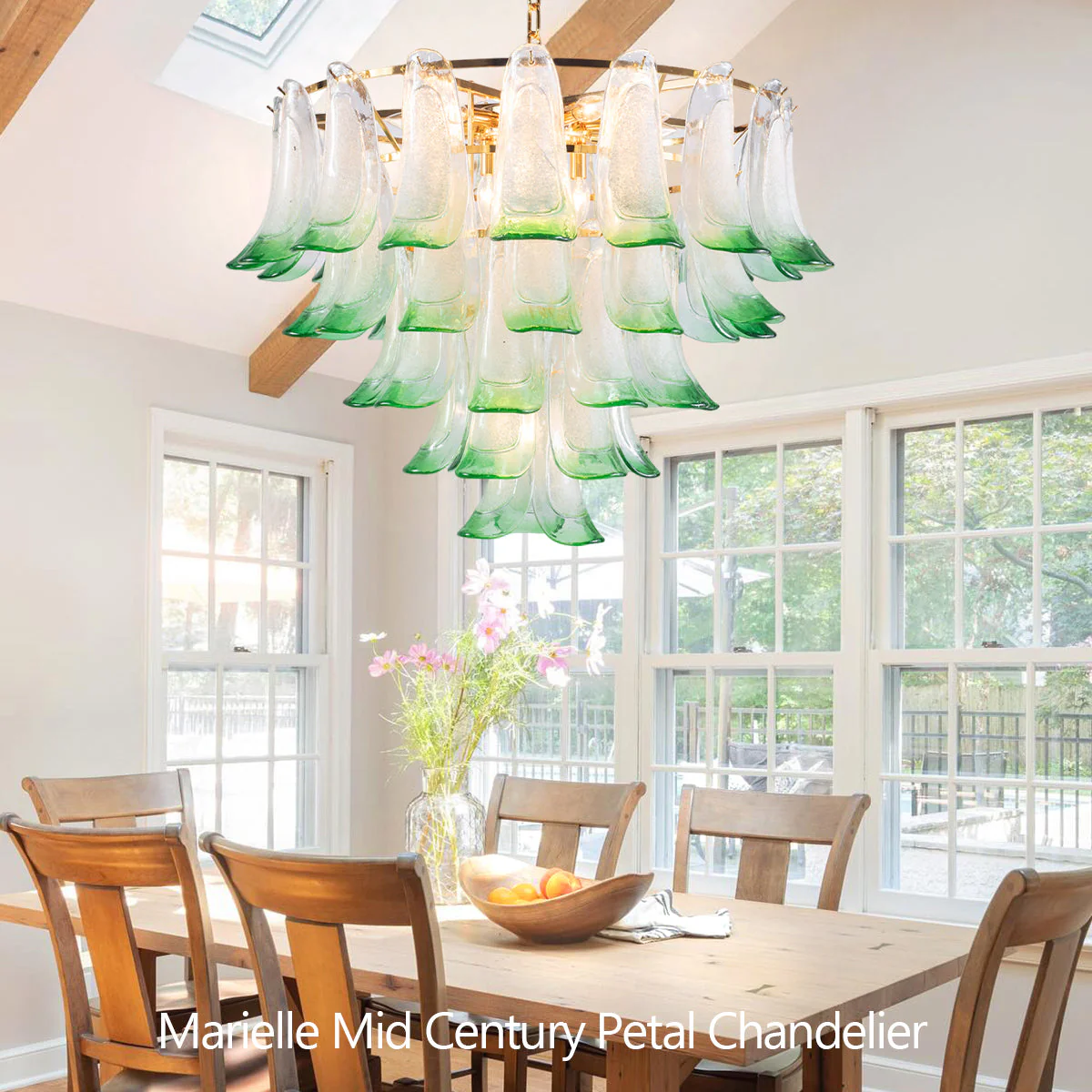 Marielle Mid Century Petal Chandelier - Image 2