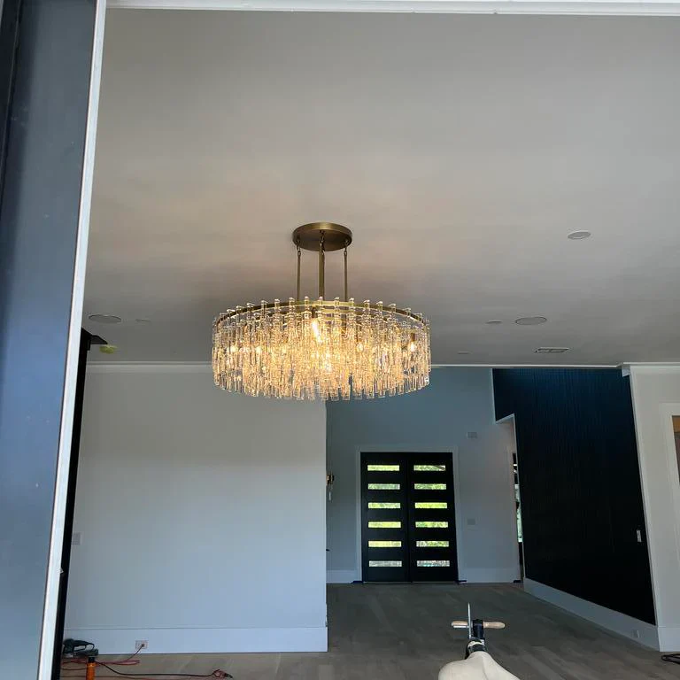 Melody K9 Crystal Round Chandelir for Living Room Bedroom, Kitchen Island - Image 4