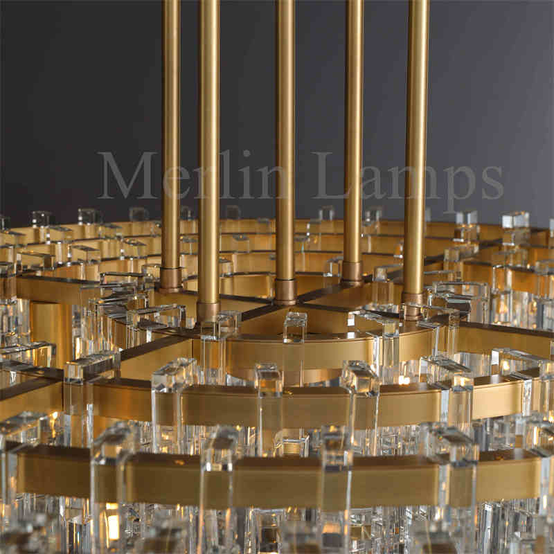 Melody K9 Crystal Round Chandelir for Living Room Bedroom, Kitchen Island - Image 8