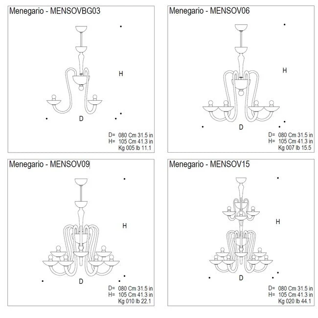 Ravelin Chandelier - Image 2