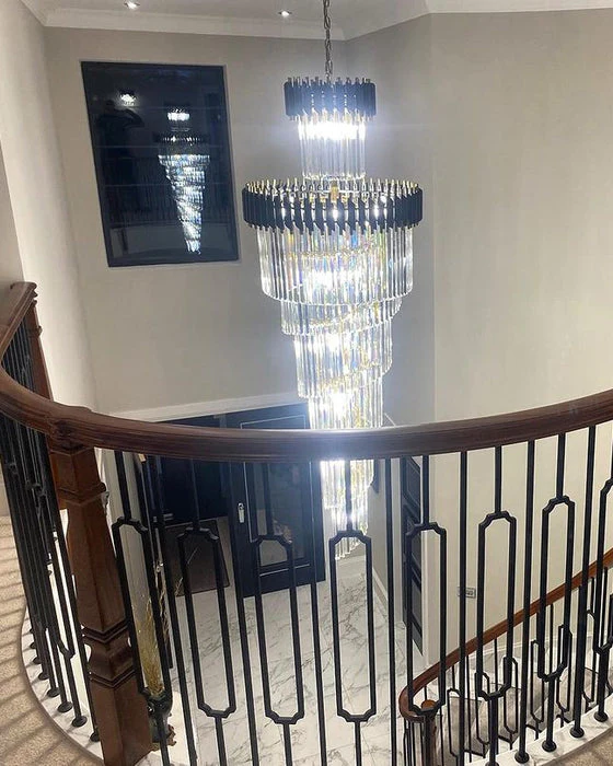 Merlin Cascading Crystal Prism Chandelier - Image 21