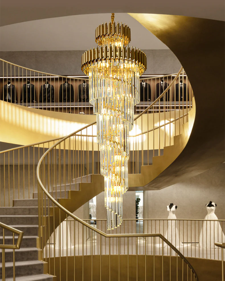 Merlin Cascading Crystal Prism Chandelier - Image 23